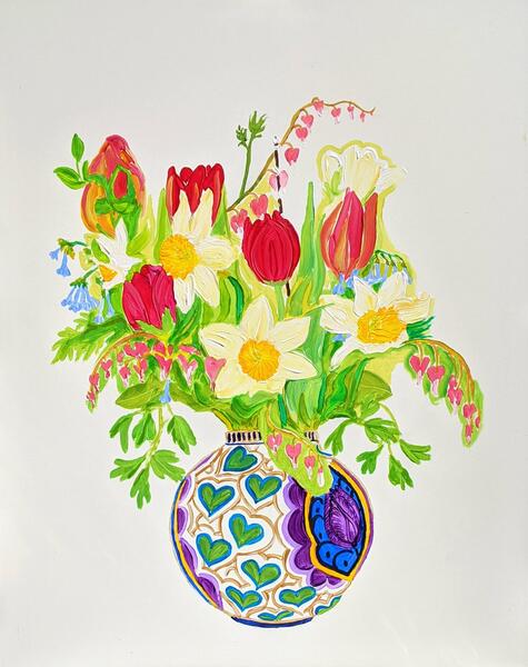 Colorful,Still-life,Floral,Modern, Home, Decor,Vibrant,Delightful