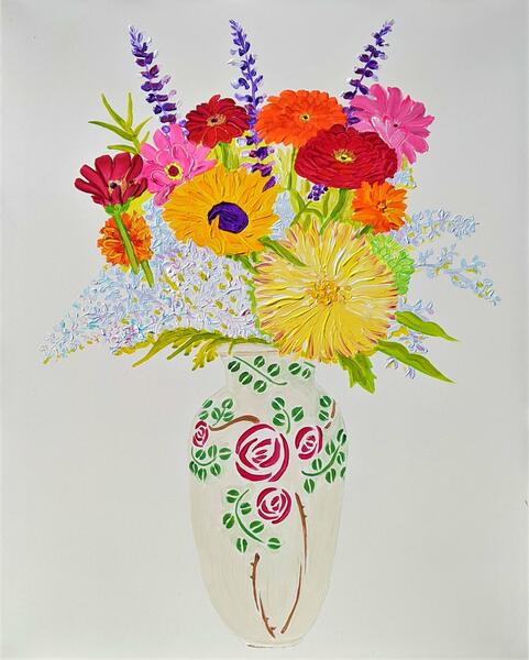 Colorful,Still-life,Floral,Modern, Home, Decor,Vibrant,Delightful