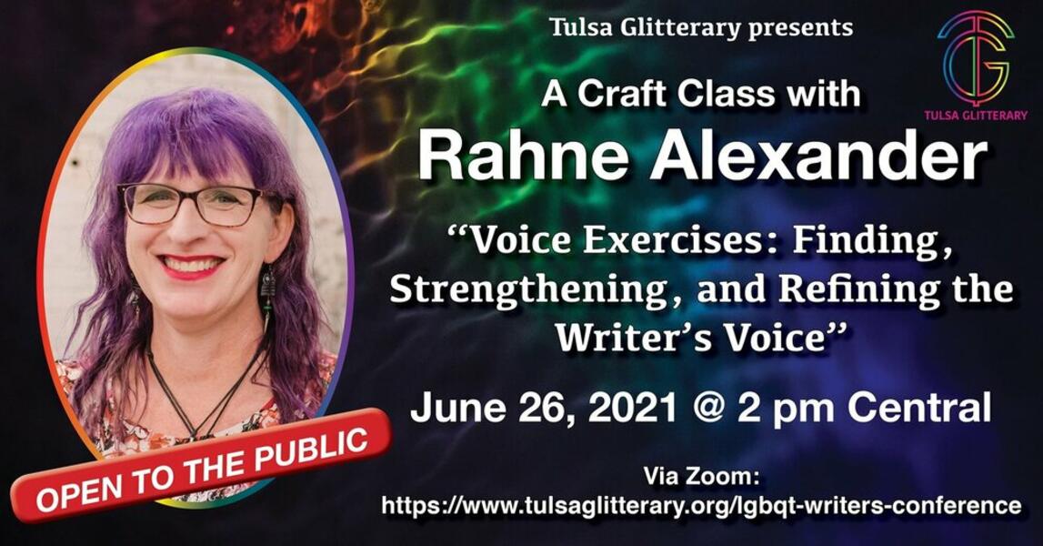 Tulsa Glitterary Writers Conference digital ad