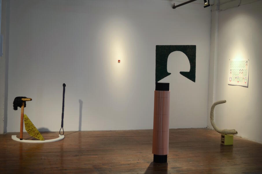 Installation view, collaboration with Anne Clare Rogers