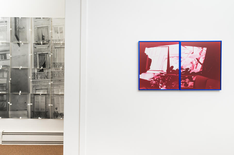 Installation view of "Le Bonheur" and "Sweet Broth, A Cure For Those Windows"
