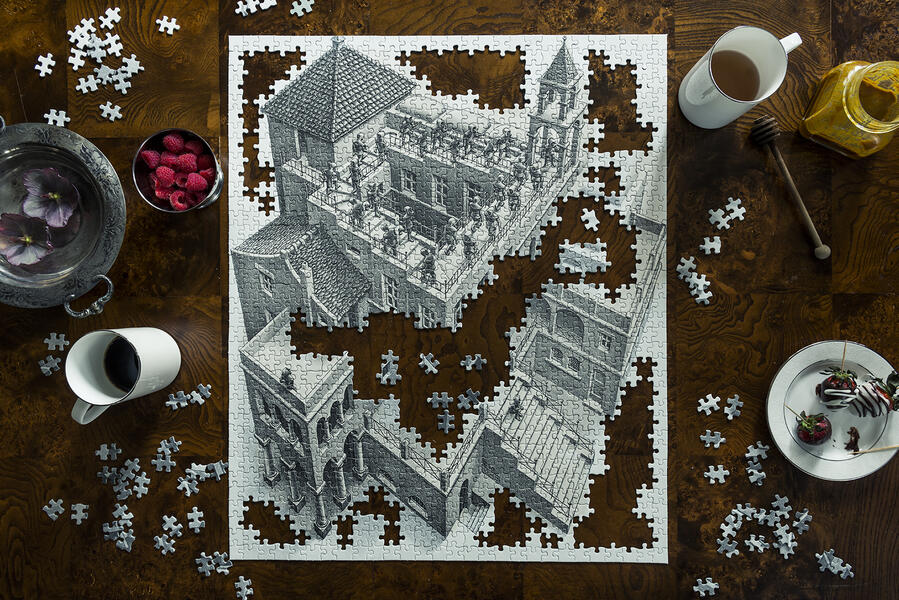 Photograph of "Insanity Among Catharsis with Escher."