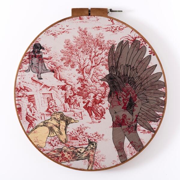 embroidery, fiberart