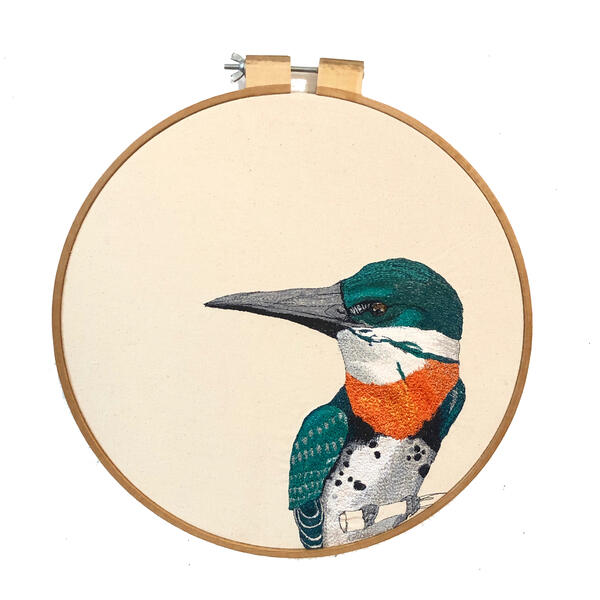 Green Kingfisher , 2021