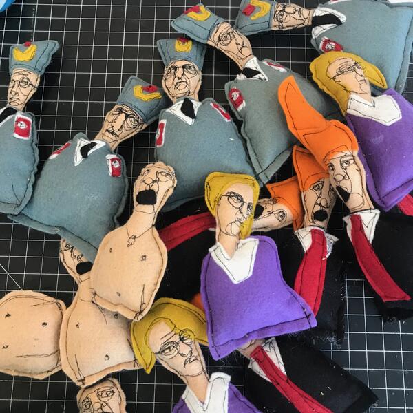Trump and Friends catnip toys