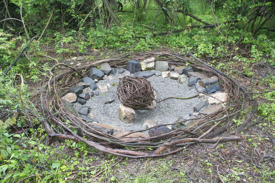 Well of Passion, Nature Art in the Park, 2014, Leakin Park, Baltimore