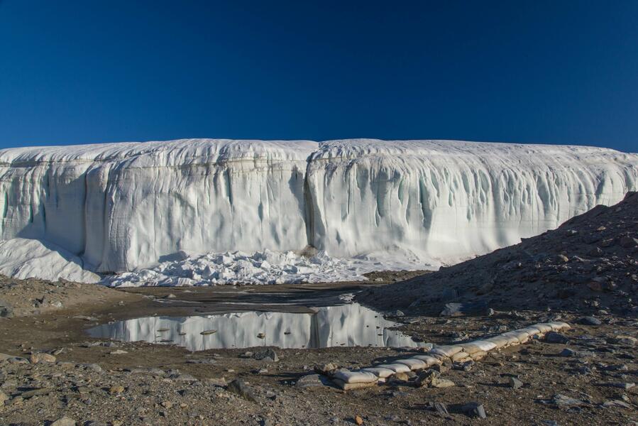 Canada Glacier from Lake Hoare, Antarctica