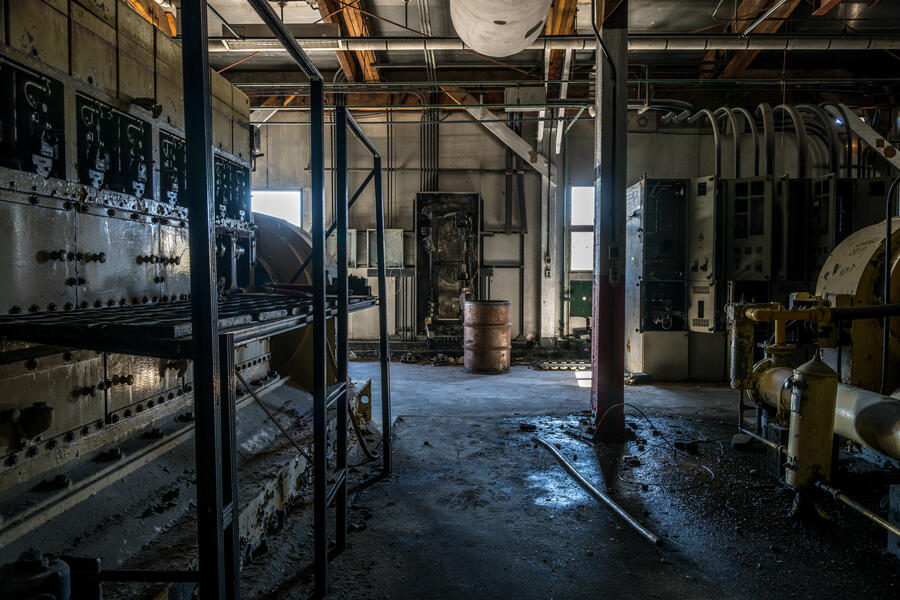 Abandoned Generator Station Interior