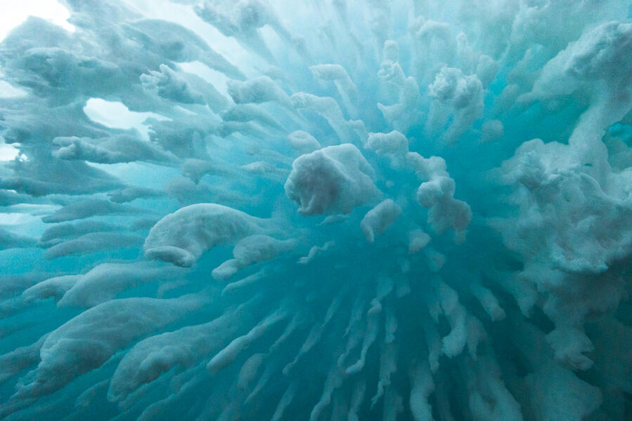 Cloudburst, Erebus Ice Tongue Cave, Antarctica