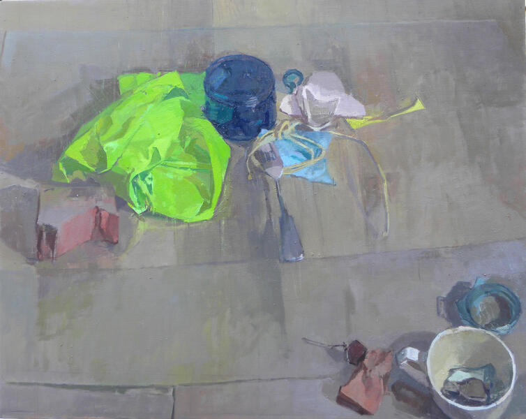 Still Life with Green Cloth