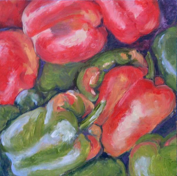 Red and Green Peppers