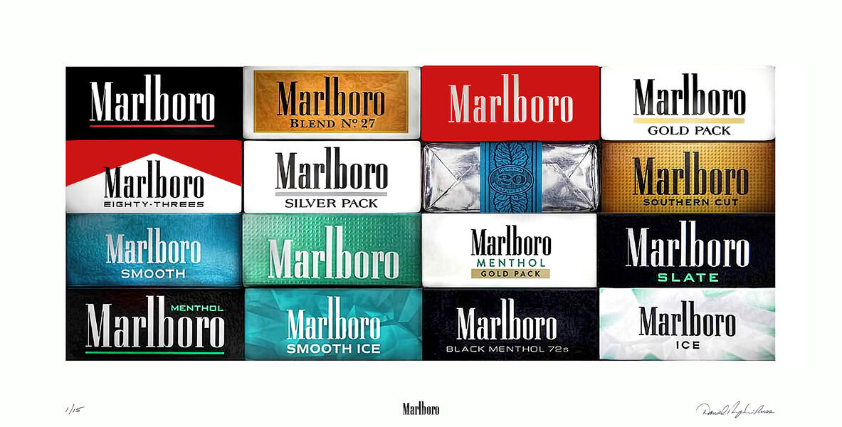 "Marlboro", 2020, Photograph, Archival Pigment Print on Hahnemühle Gloss Baryta Paper, 17 x 33 1/2 inches