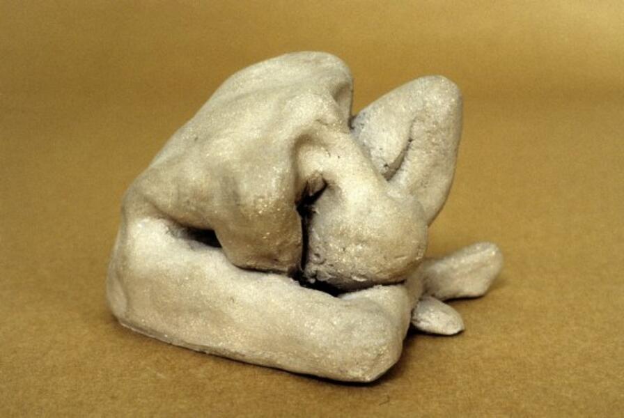 Despair: ceramic sculpture