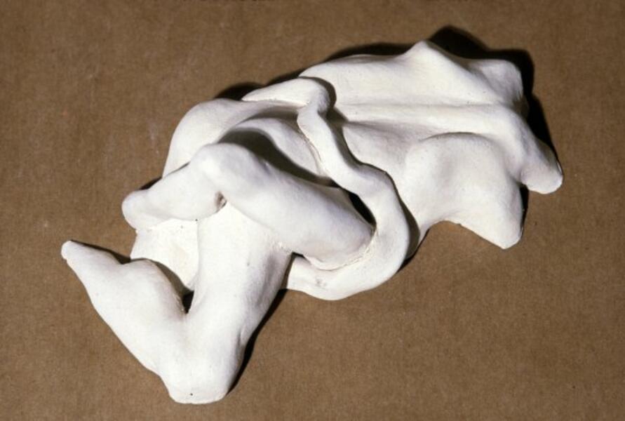 Eve and Adam: ceramic sculpture