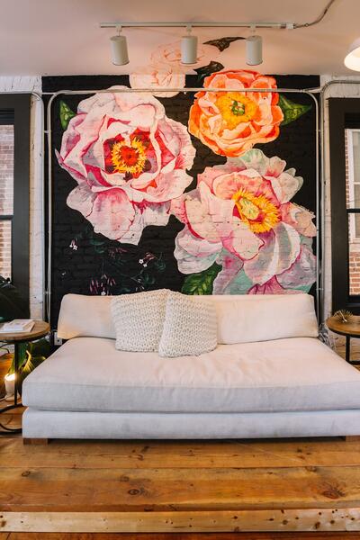 Floral Mural, Loft Lash Brow Skin, 2018