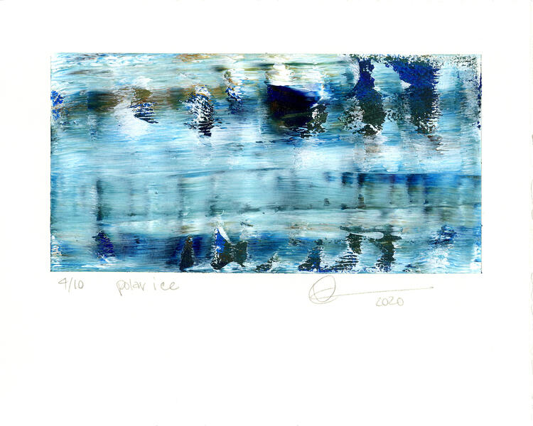 #acrylic#workson paper#climatechange#polar ice