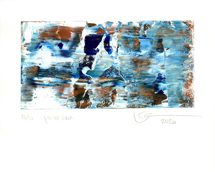 #acrylic#workson paper#climatechange#polar ice