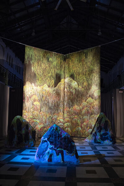 installation, painting