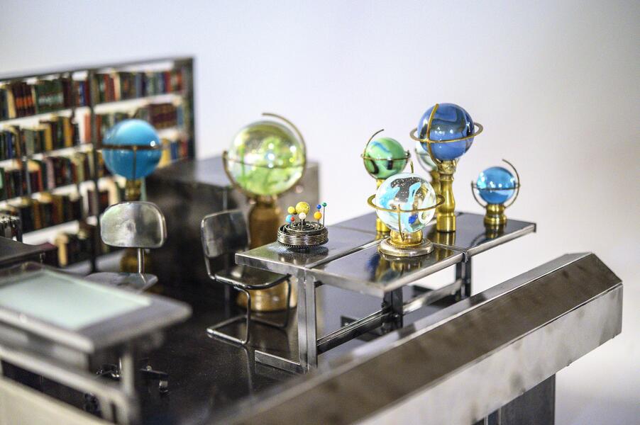 Mini globes and solar system orrery