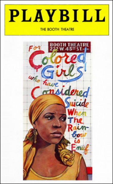 For Colored Girls Playbill