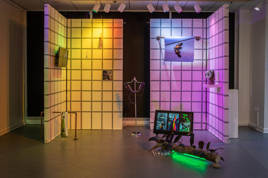  Portrait of the Living Sky (installation view)