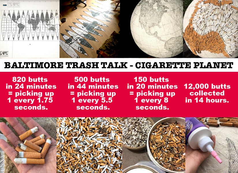 Cigarette Planet Social Media Info-graphic