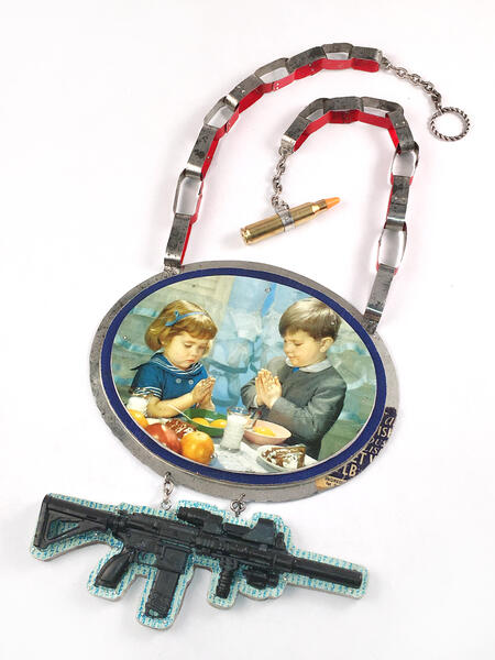 "Thoughts and Prayers" breastplate