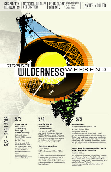 Urban Wilderness Weekend Poster