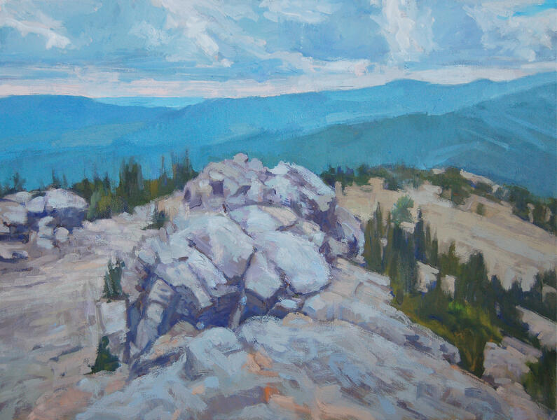 Chief Mountain July Looking South oil on canvas 18x24.jpeg