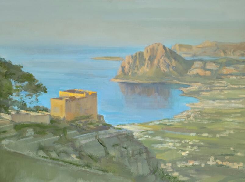 Erice Sicily Looking Northeast oil on canvas 18x24.jpg