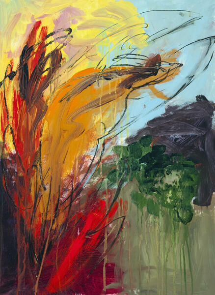 Phoenix Rising, painting by Carol McGraw