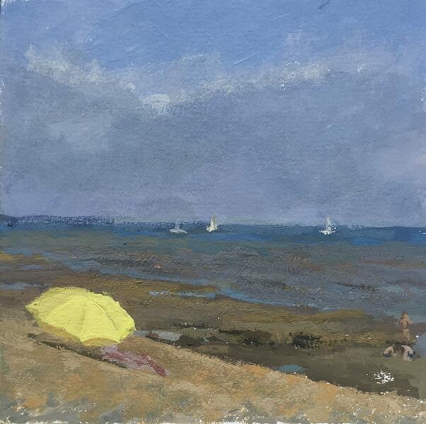Yellow Umbrella, Bexhill-on-Sea