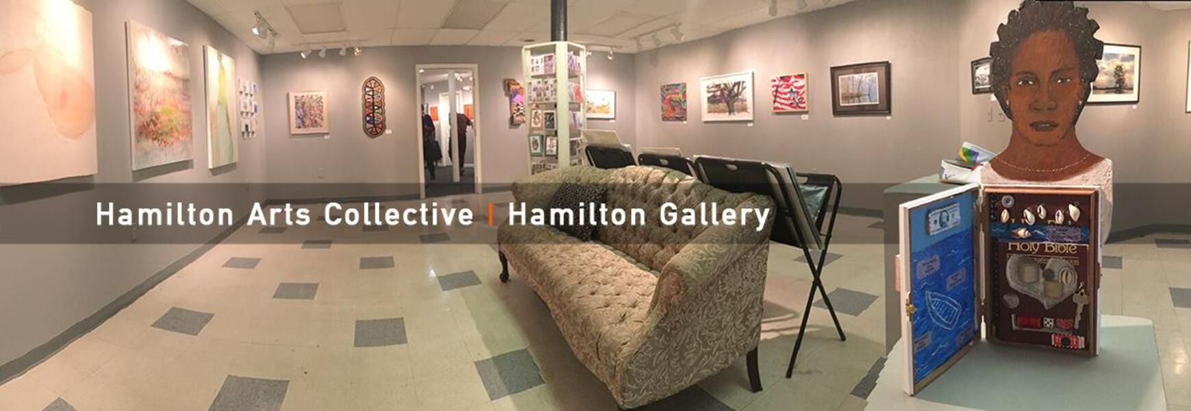 panoramic view of Hamilton Gallery
