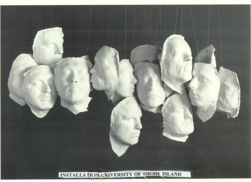 A Face In Time - Installation in the University of Rhode Island