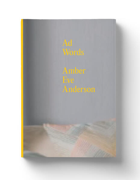 Gray book cover with the title "Ad Words"