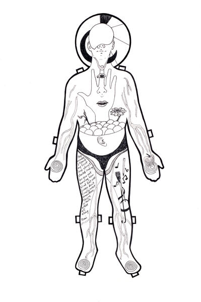 drawing, marker, sensual, men, male, paper dolls, blood coursing, senses, quotes