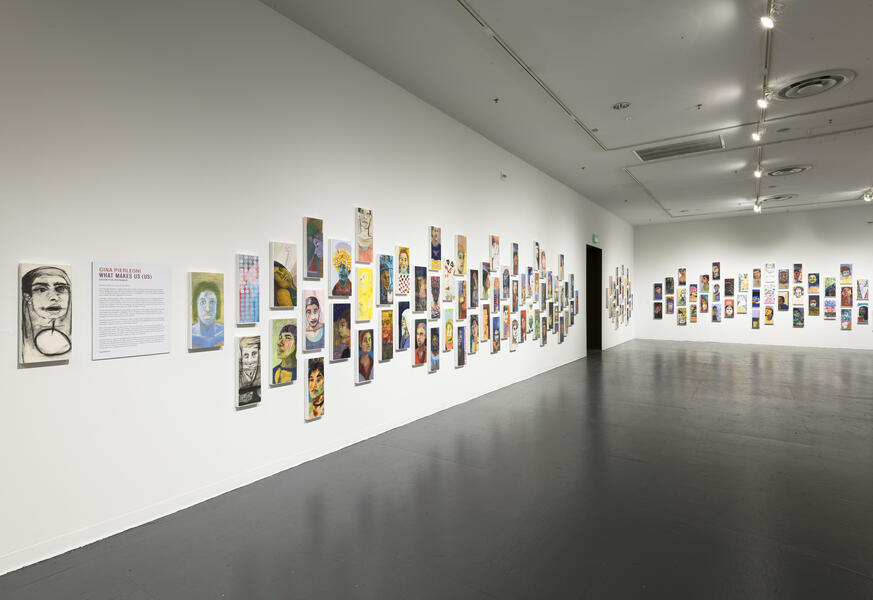 oil, acrylic, ink, colored pencil, graphite, torn paintings, to-do lists, works on paper, portraits spark conversations, mixed media portraits, real people, paintings, conversations create portraits, self-portrait, contemporary art, collective, community