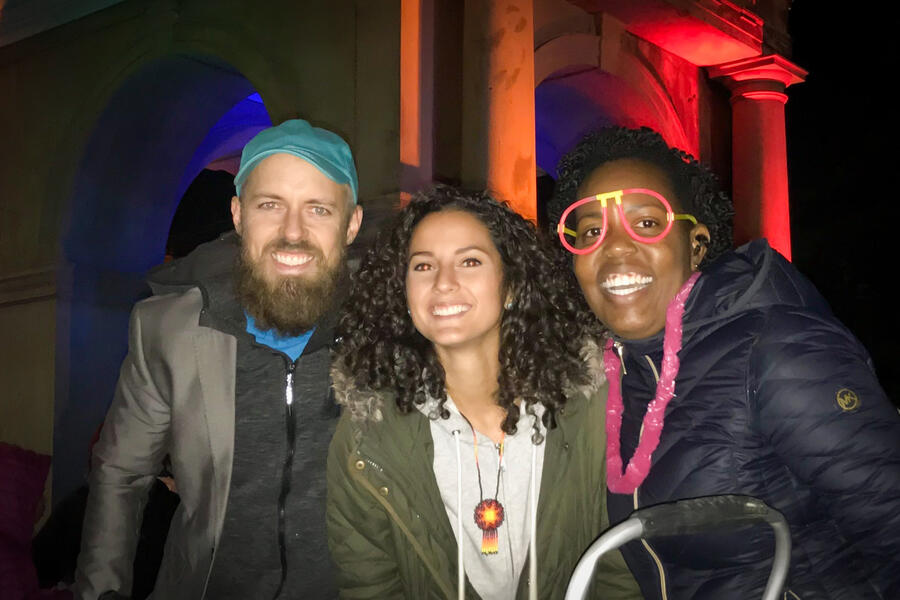 Arches & Access organizers Graham Coreil-Allen, Jessy DeSantis, & Courtney Bettle