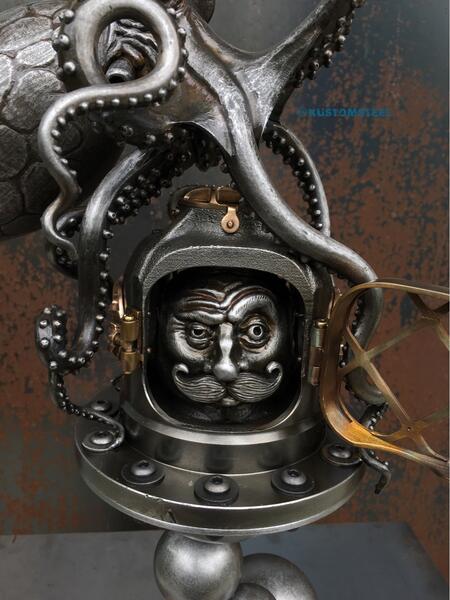 Differential Diver mask open detail
