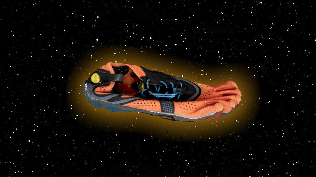MyToeShoes.Com Still #3 - 3D Toe Shoe Model Floating in Space