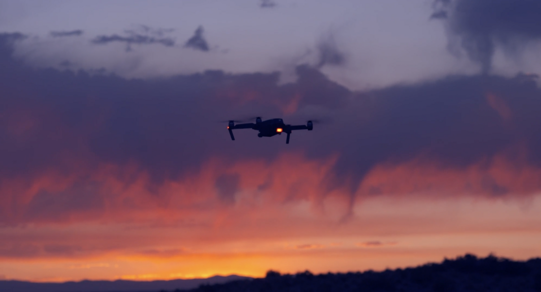 Crestone Still #7 - A Drone Watching the Sunset