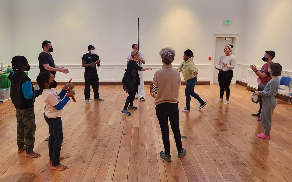 Capoeira Workshop at the Peale by taught by Justin West 