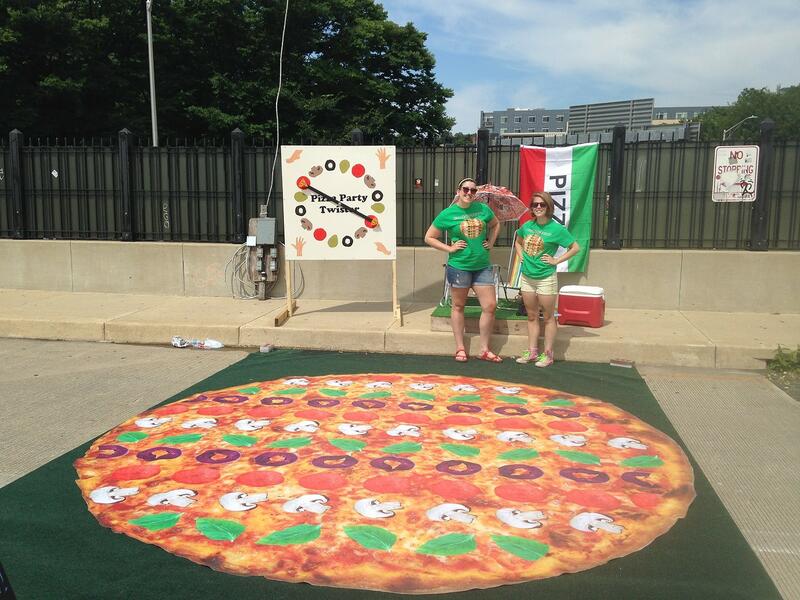 Pizza Party Twister at Artscape