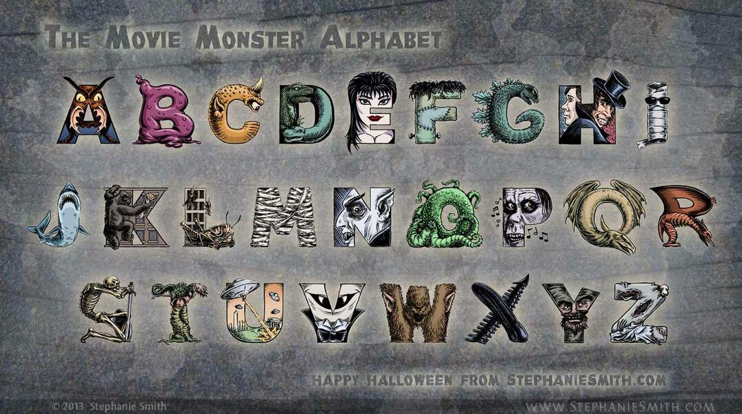 The Movie Monster Alphabet
