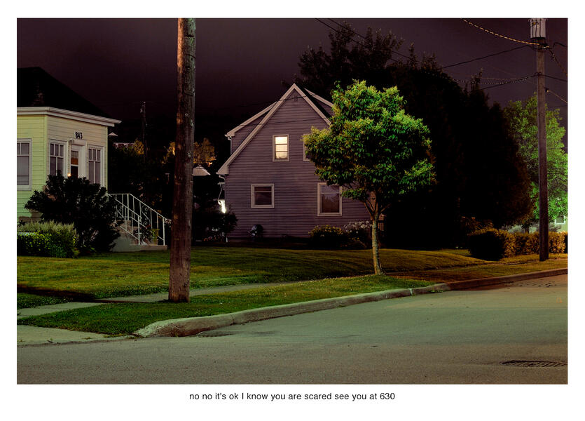 Larson Shindelman, Geolocation: I Know You Are Scared (Saint John, NB), 2011