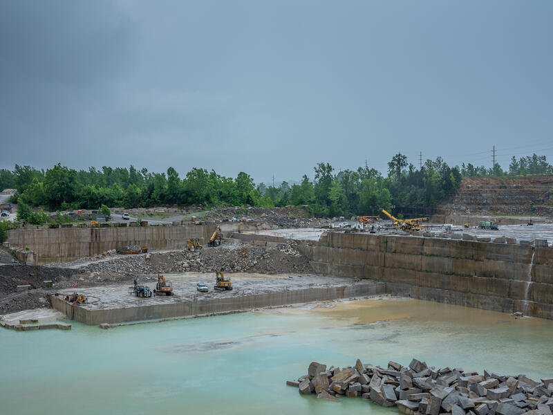 Empire Quarry, Site of the Empire State Building Extraction, near Bloomington, Indiana, 2018