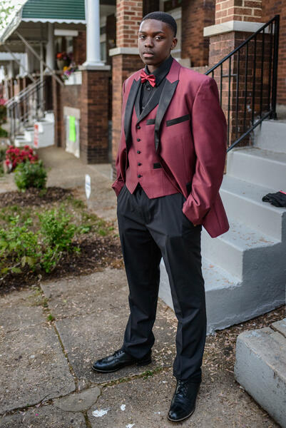 Akia Before His Junior Prom, Baltimore, Maryland, 2016