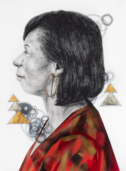 Contemporary art, drawing, figurative art, contemporary drawing, portraiture