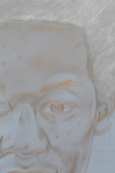 Contemporary drawing, contemporary art, metalpoint drawing