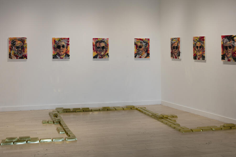 The Gold Rush (Installation view #1)